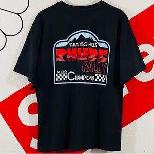 New Rhude Paradiso Rally Wild Speed Racing Champion Commemorative T-shirt Size L
